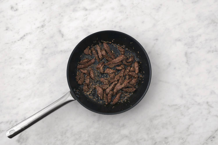 Cook the beef