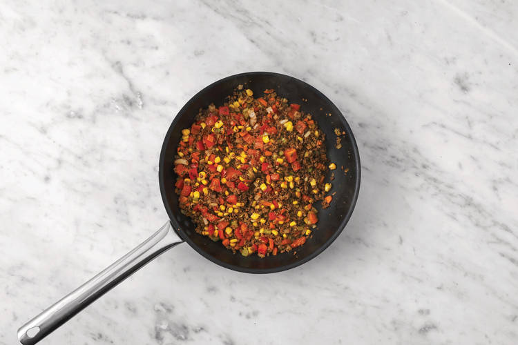 Get prepped and cook the mince