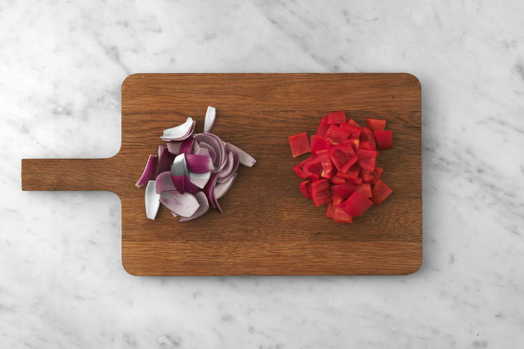 Get prepped & roast the veg