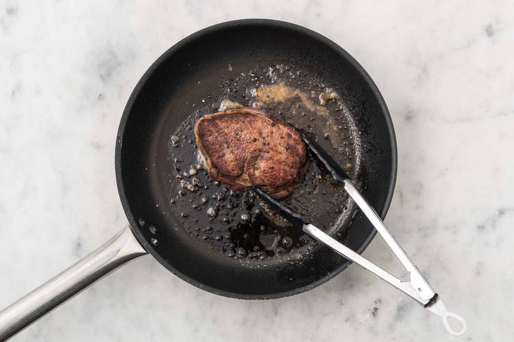 Cook the eye fillet 