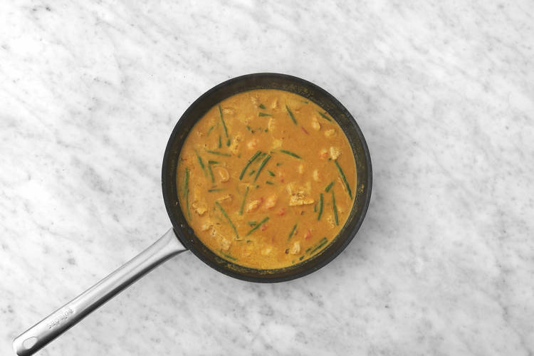 Aggiungere le mazzancolle