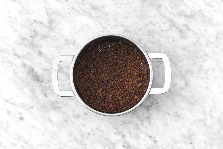 Scaldare le lenticchie