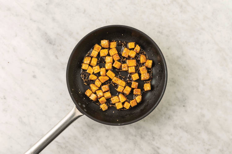 Cook the tofu
