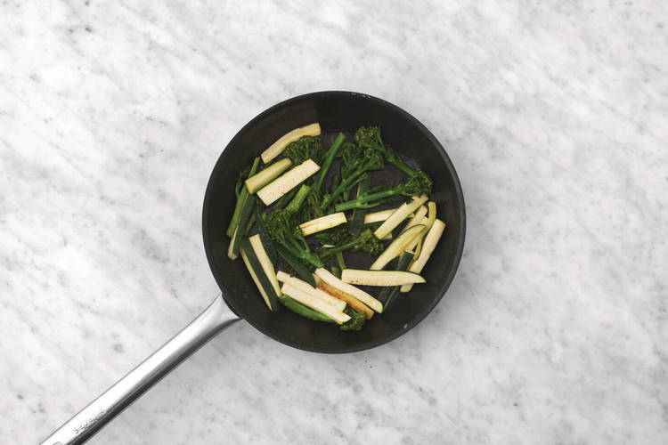 Cook the greens