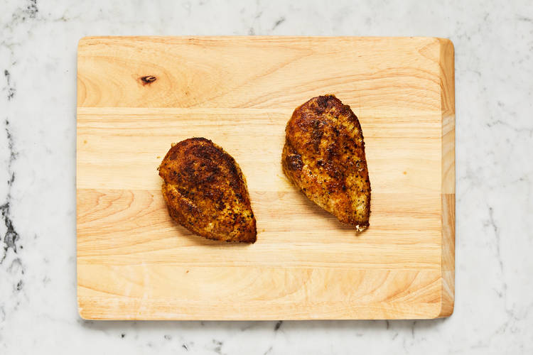 SEASON & COOK CHICKEN