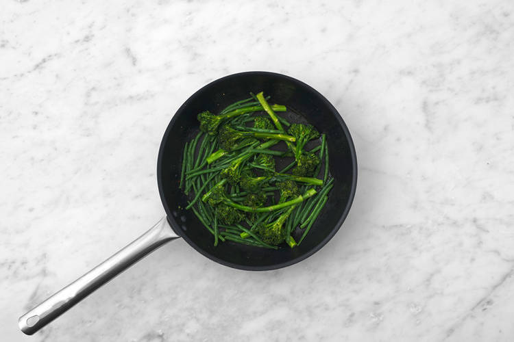 Cook the buttery veggies
