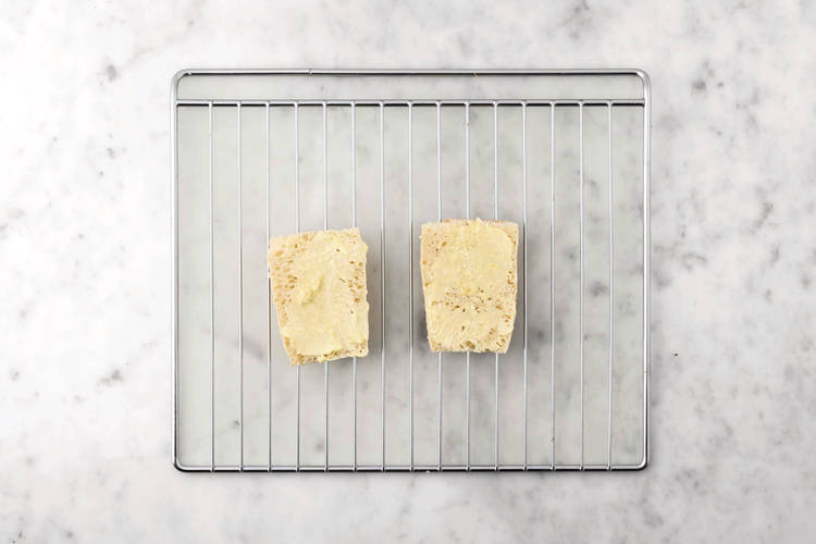 Bake garlic ciabatta