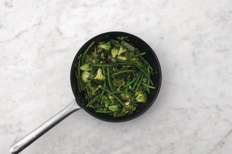 Get prepped & cook the veggies