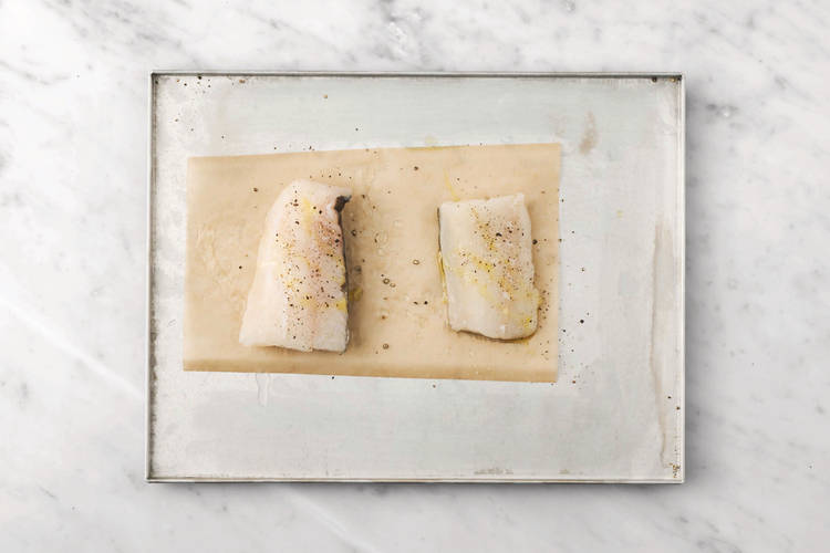 Bake the barramundi