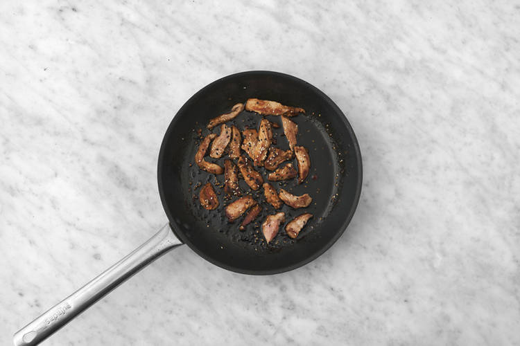 Get prepped & cook the beef