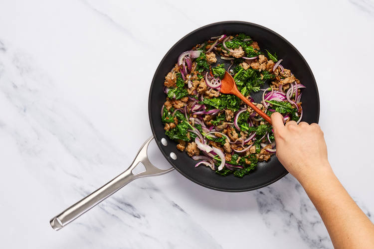 Cook Sausage & Veggies