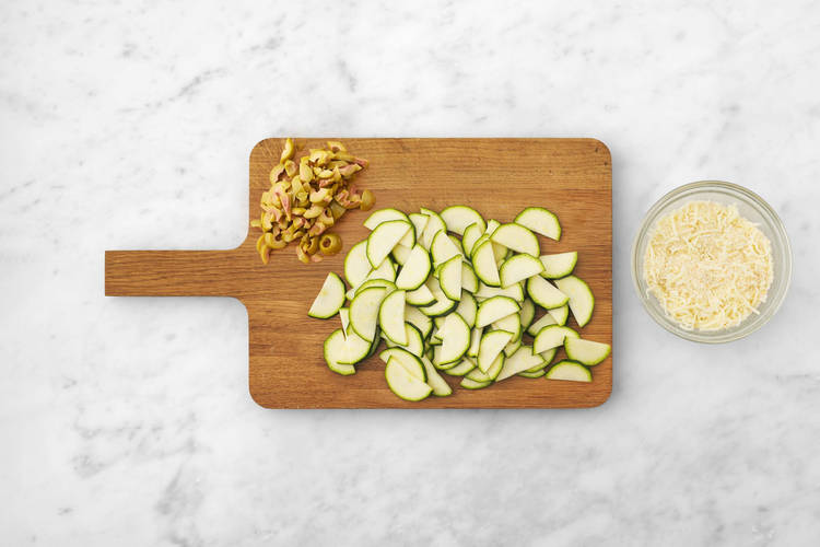 Grädda zucchinigratäng