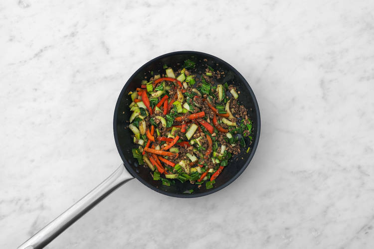 Soften the Pak Choi
