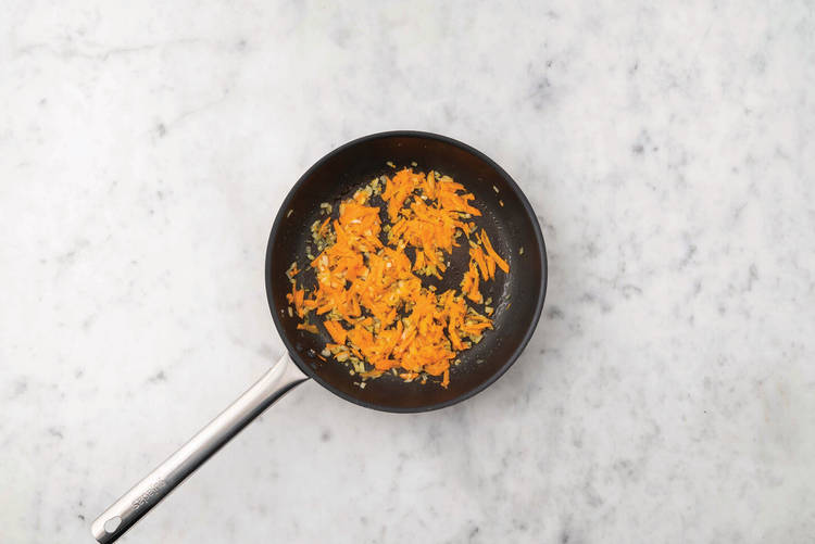 Cook the veggies