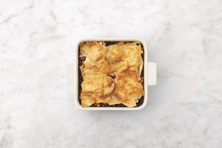 Bake the pie