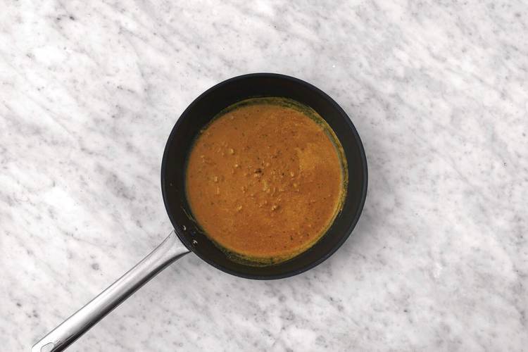 Start the coconut sauce