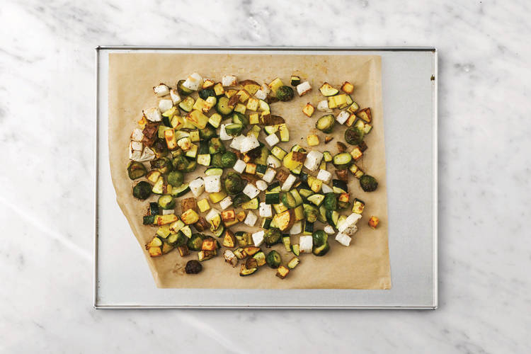 Roast the veggies