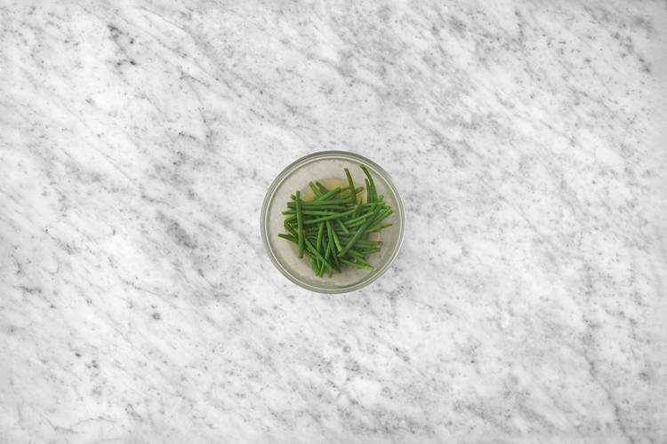 Steam the green beans