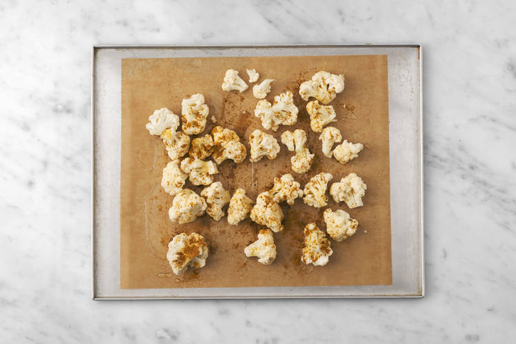 Roast the cauliflower