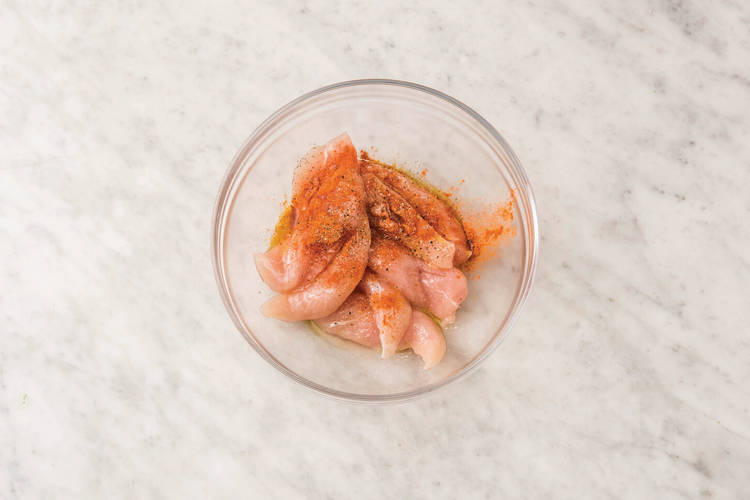 Prep the chicken