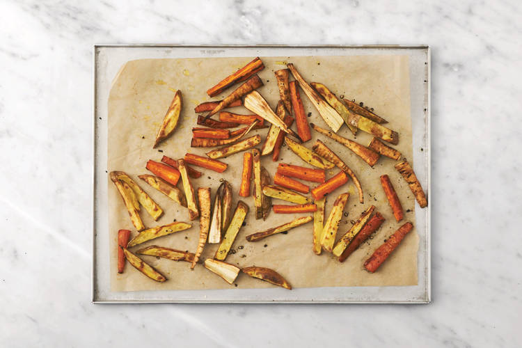 Bake the fries