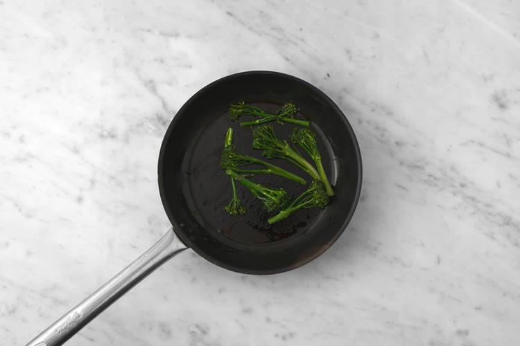Cook the baby broccoli