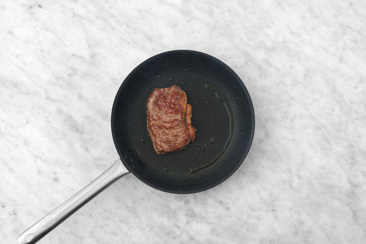 Cook the steak