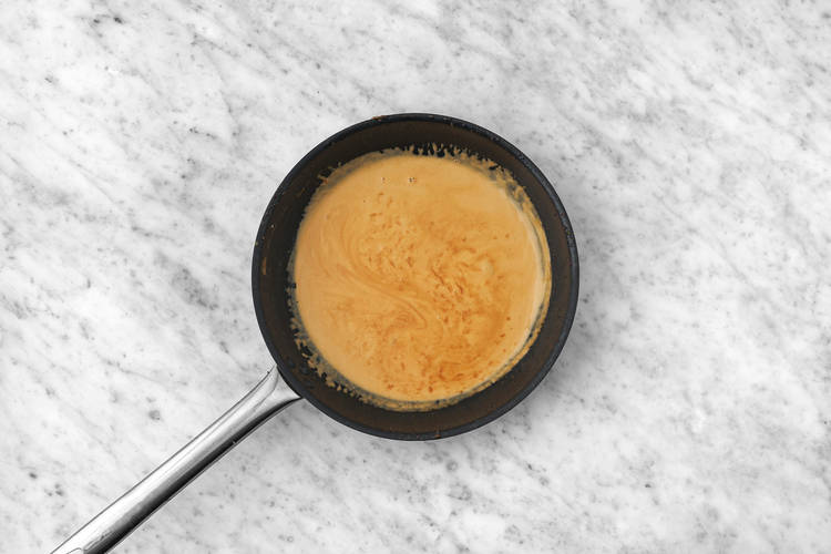 Make the coconut sauce