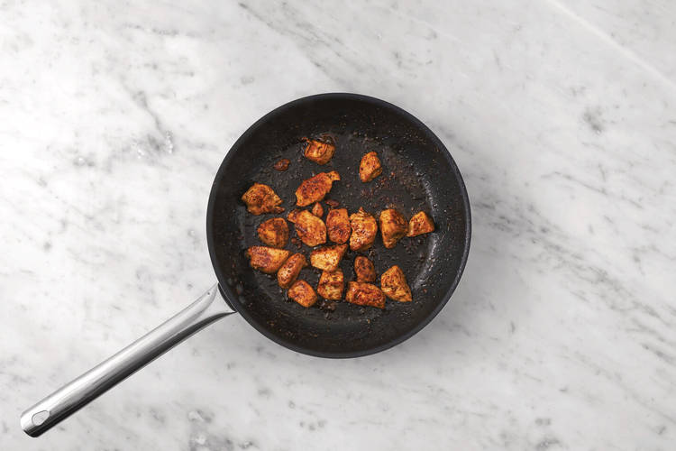 Cook the chicken