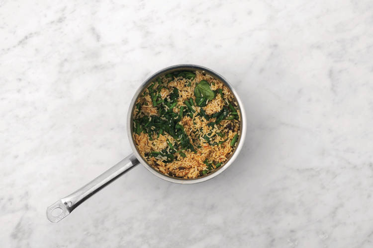 Finish the pilaf