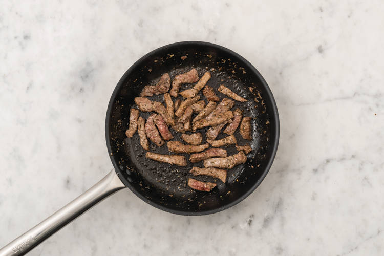 Cook the beef