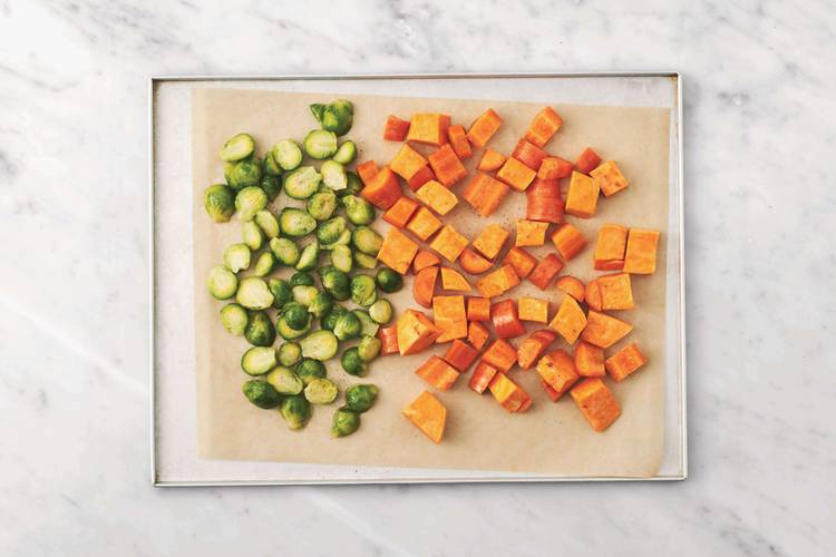 Roast the veggies