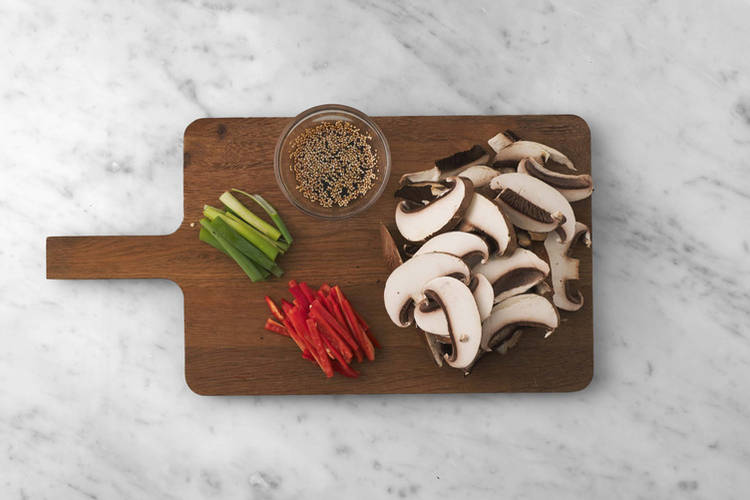 Forbered grøntsager