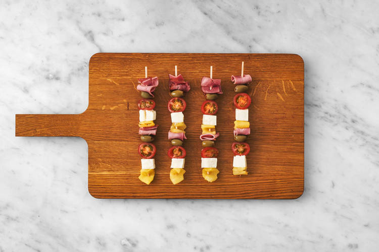 Assemble the Skewers