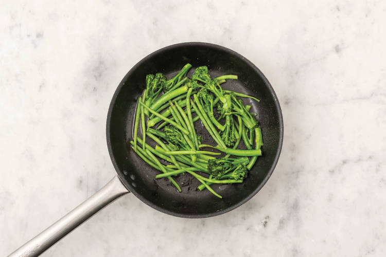 Cook the greens