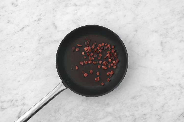 Stek chorizo og kylling