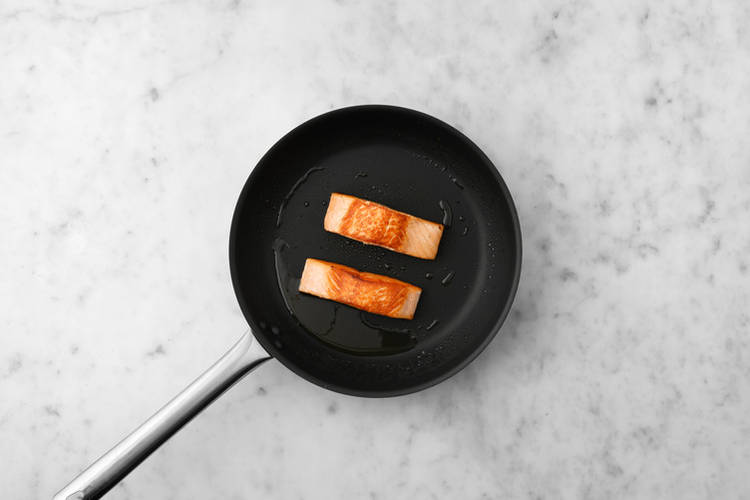 Sear the Salmon