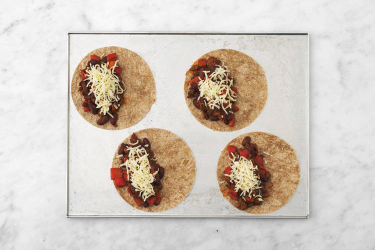 Assemble your Quesadillas