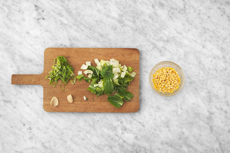 Forbered grøntsager