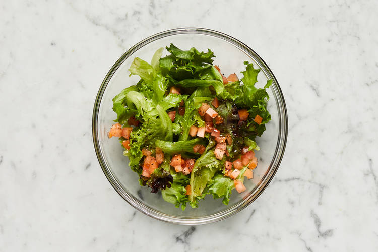 Assembler la salade