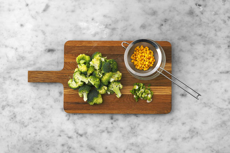 Forbered grønnsaker