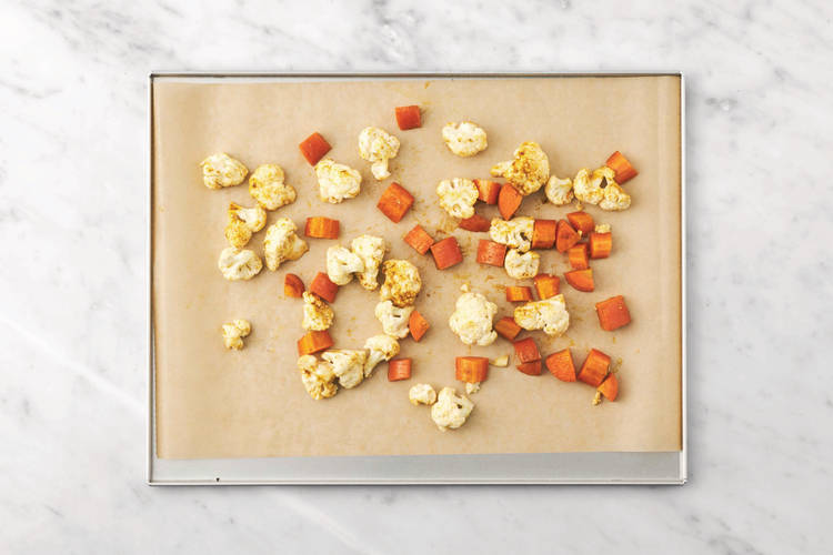 Roast the veggies