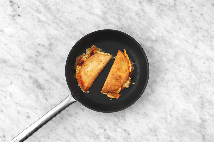 Cocina las quesadillas