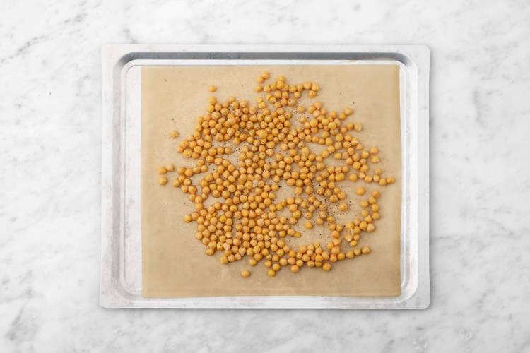 Roast the chickpeas