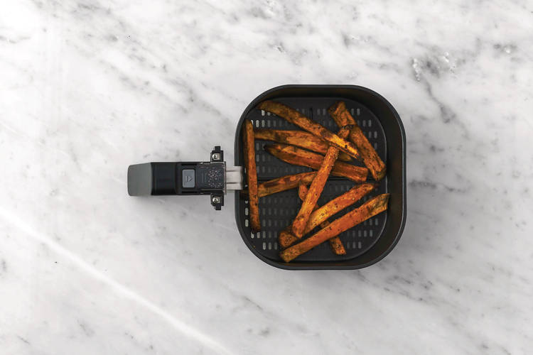 Airfry the fries 