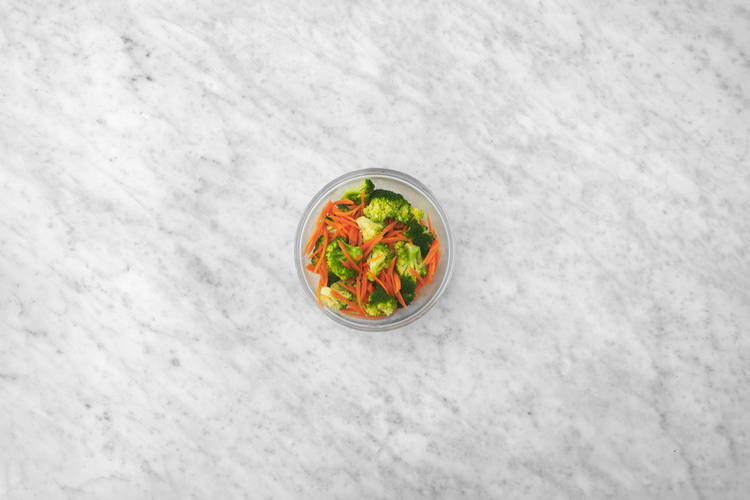 Steam the veggies