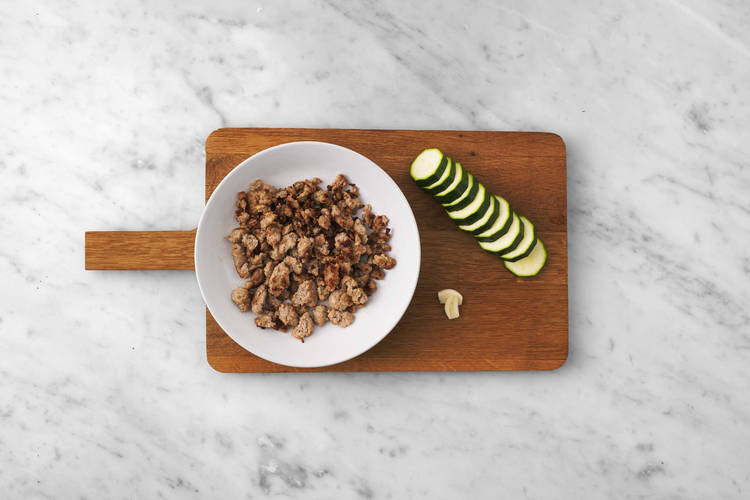 Cuocere la salsiccia