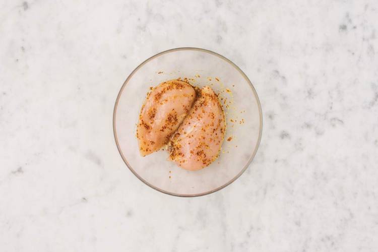 Prep the chicken 