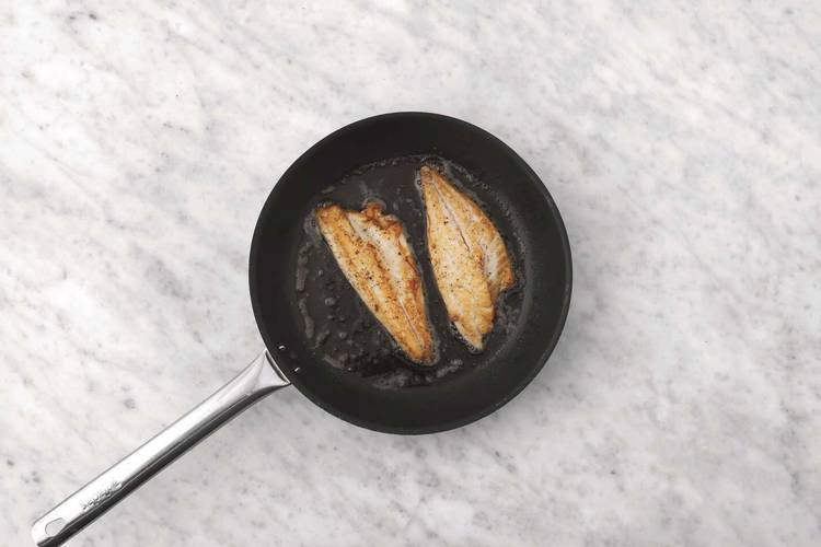 Cook the salmon