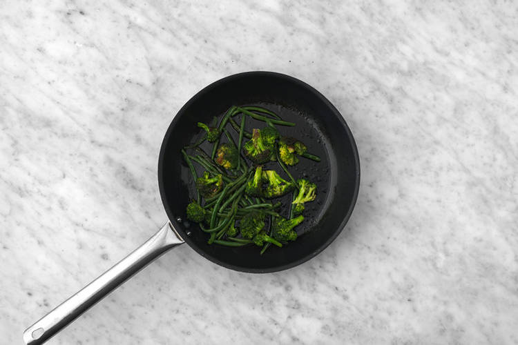 Cook the greens